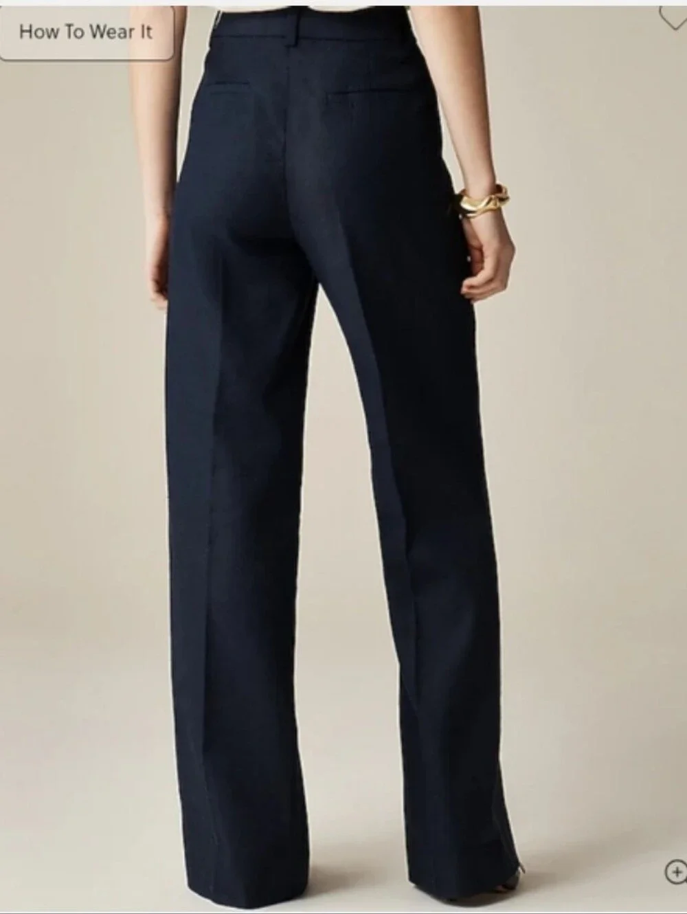 J Crew Petite Carolina pant in four-season stretch CP152 Size 4 Petite Black